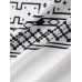 Men Tribal Print Chest Pocket Crew Neck Soft Short Sleeve Casual T  shirts