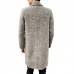 Mens Mid Long Chic Trendy Casual Trench Cardigans Coat